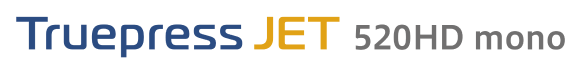 Truepress JET 520HD mono logo